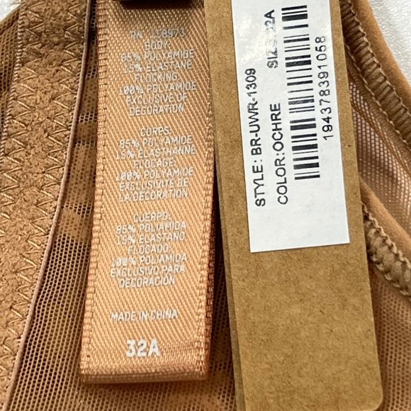 SKIMS After Hours Underwire Bra Ochre 32A - Picture 8 of 10